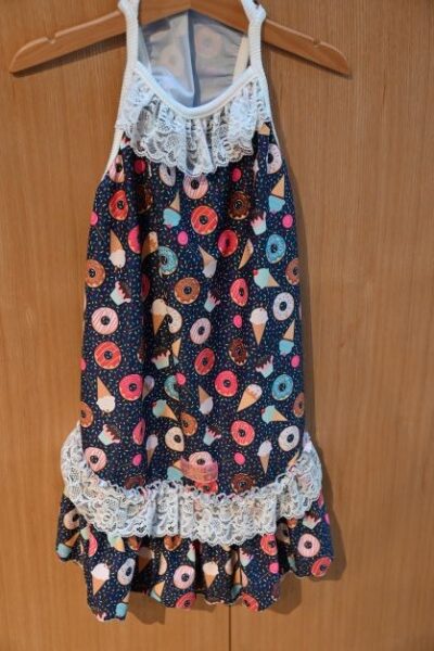 プチヘヴンの洋服　ツーウェイ　スイーツ柄ワンピ